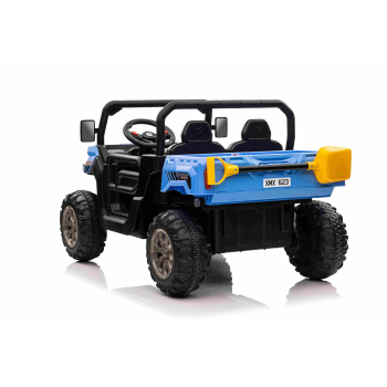 Auto Pick-Up Speed 900 dla dzieci Niebieski + Napęd 4x4 + Ruchomy kiper + Bagażnik + Pilot + Łopatka + Audio LED